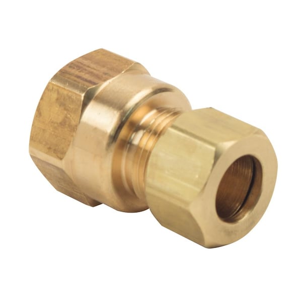 Thrifco Plumbing No. 66-C 3/8 Inch x 3/8 Inch Lead-Free Brass Compression FIP Adapt 4401080 - main